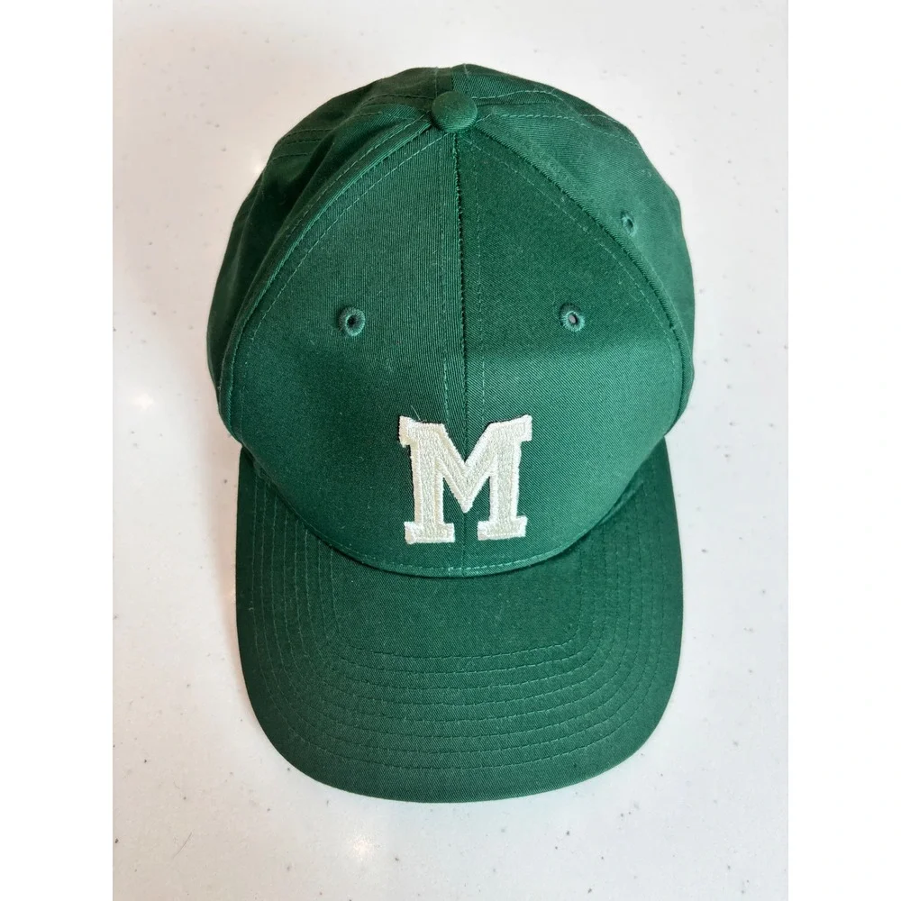 Richardson Pro Model 212 Green Snapback Hat Mens M Letter Embroidered Baseball